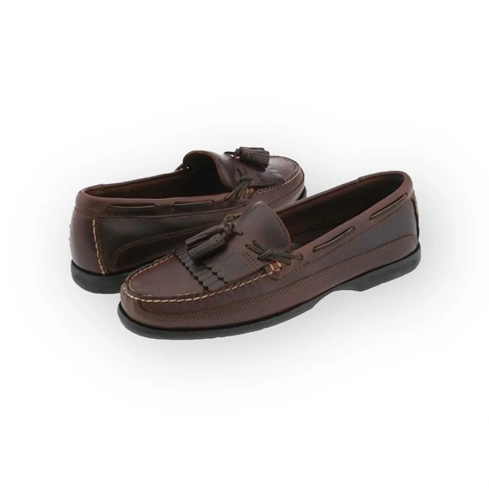 Sperry Top-Sider ™ ® ✌︎︎ Kiltie Tassel Leather Boat Deck Shoes ✌︎︎ Brown 11.5